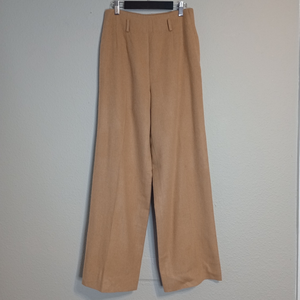 Vintage Ralph Lauren Collection Purple Label High Waist Camel Hair Trouser Pants